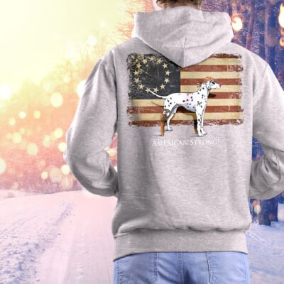 Alternative view of American Strong - Full Zip Hooded Sweater